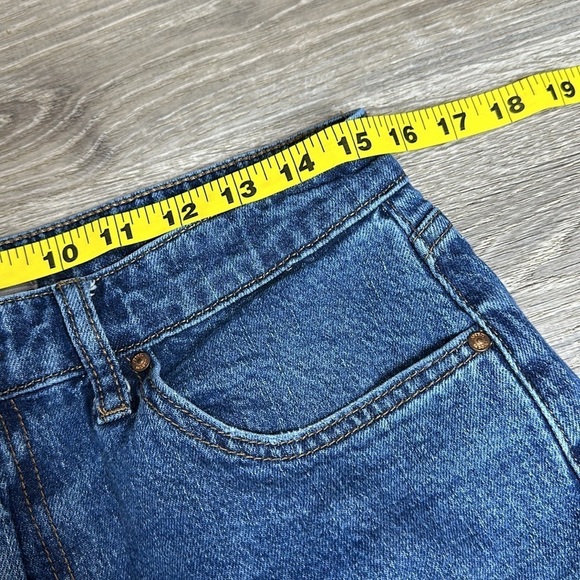 Joe’s Jeans High Rise Raw Hem Curvy Straight Leg Jeans Blue Women’s Sz 31 - Picture 7 of 11